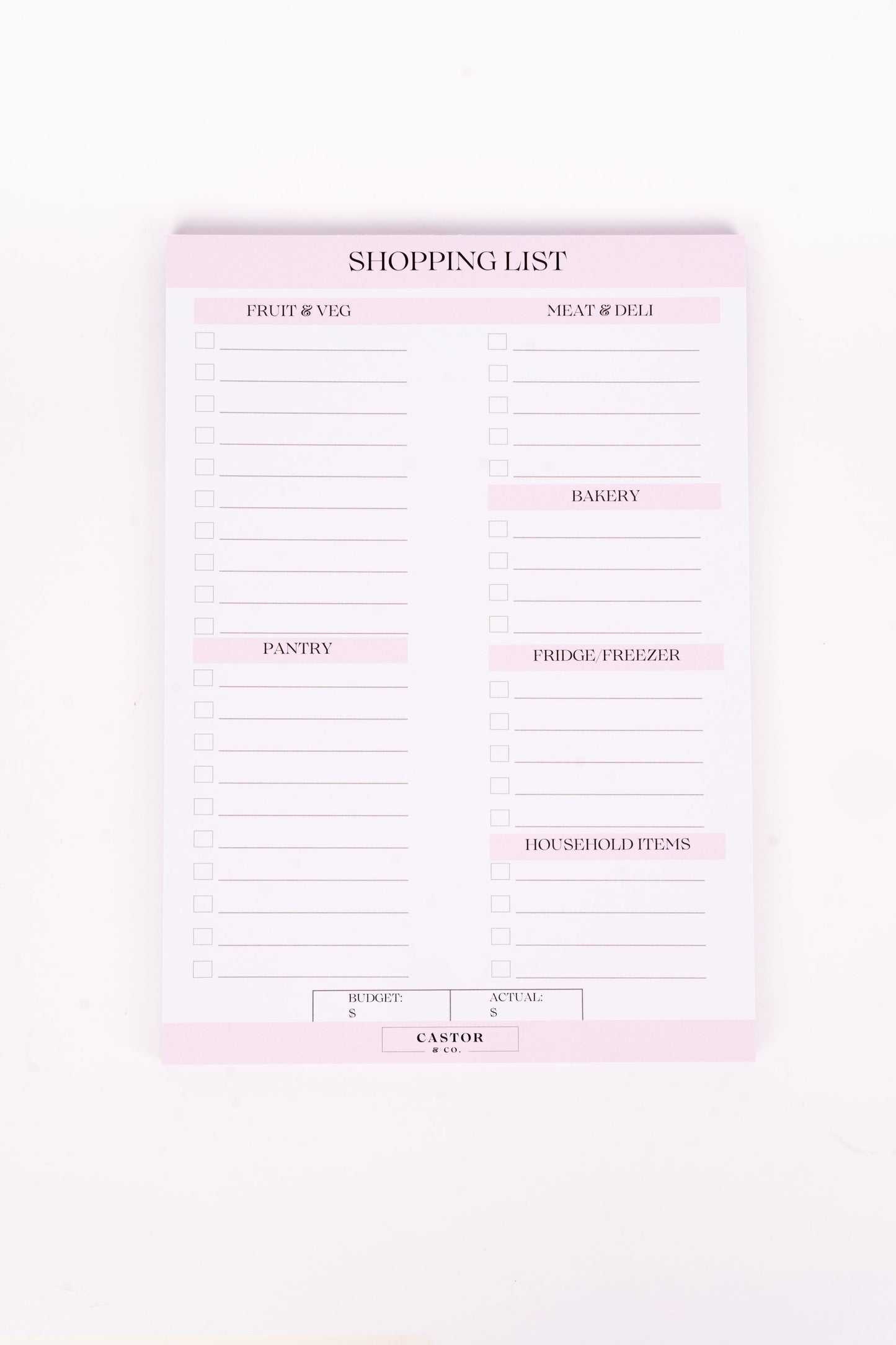 Shopping List