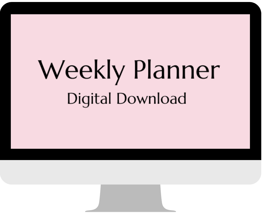Weekly Planner-Digital Download