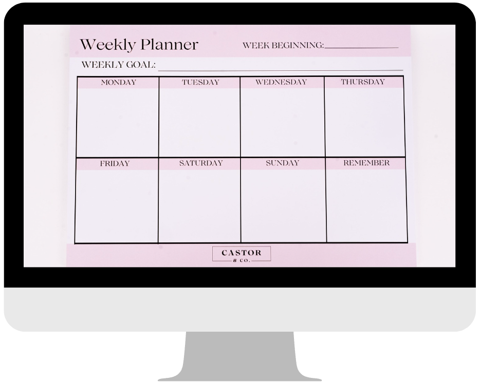 Weekly Planner-Digital Download